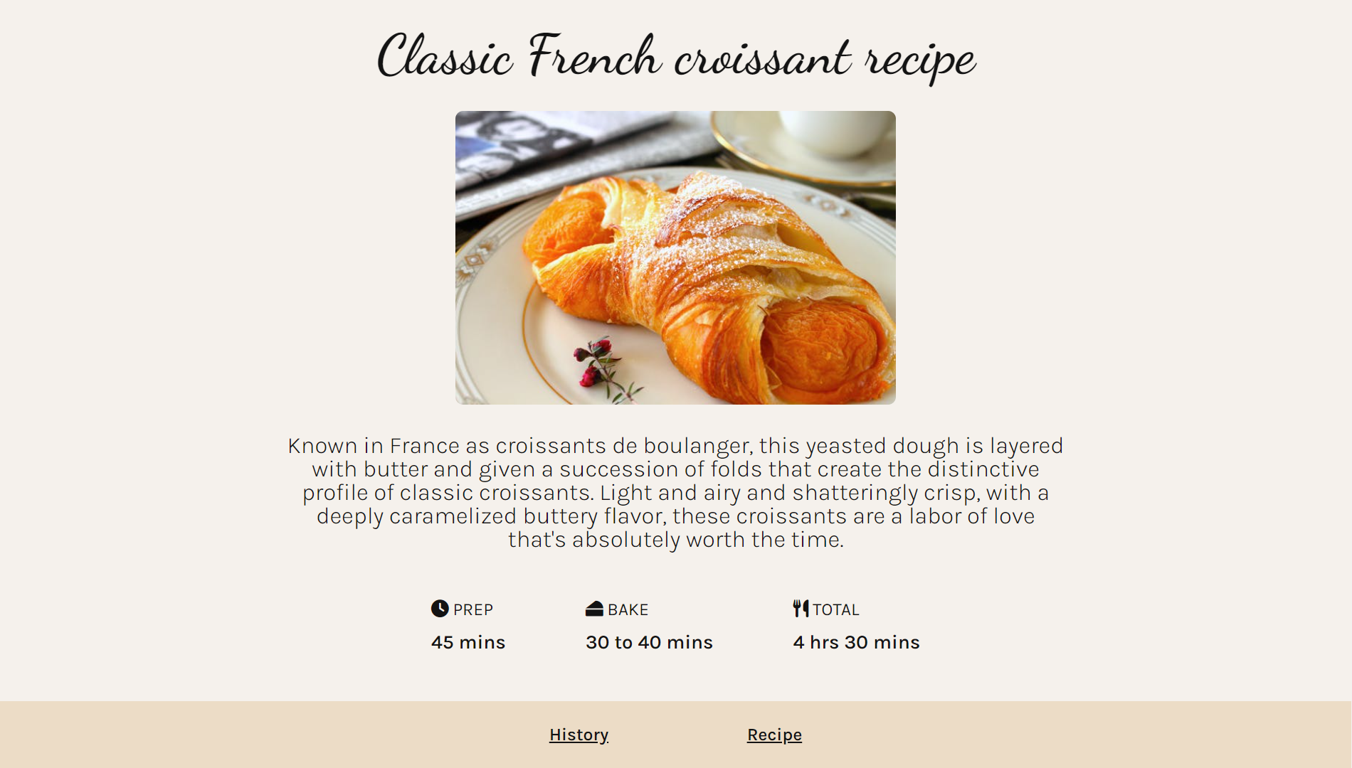 croissant project preview